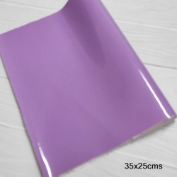 Lamina de Charol Suave (35x25cms) - Lila