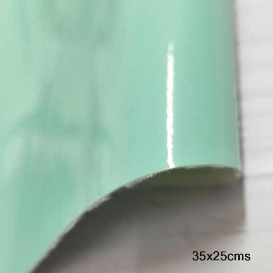 Lamina de Charol Suave (35x25cms) - Menta