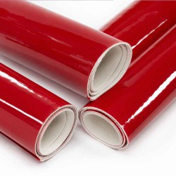 Lamina de Charol Suave (35x25cms) - Rojo
