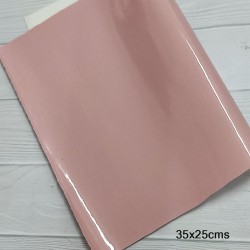 Lamina de Charol Suave (35x25cms) - Rosado Bebé