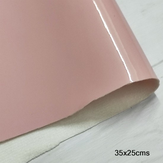 Lamina de Charol Suave (35x25cms) - Rosado Bebé
