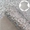 Lámina de Cuerina- Chunky Glitter (33x20cms) - Plateado