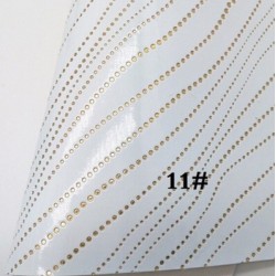 Lámina Charol en Relieve Puntos (29x21cms) - Blanco