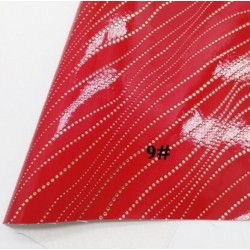 Lámina Charol en Relieve Puntos (29x21cms) - Rojo