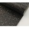 Lámina de Cuerina- Glitter de Cuadros (30x20cms) - Negro