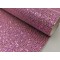 Lámina de Cuerina- Glitter de Cuadros (30x20cms) - Rosado