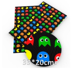 Lamina de Ecocuero (32x20cms) - Pacman