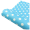 Lámina Ecocuero Estampado de Puntos (30x20cms) - Azul