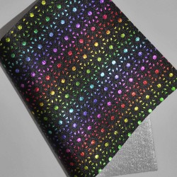 Lámina de Ecocuero Perforado (32x20cm) - Negro