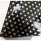 Lámina Charol en Relieve Estrellas  (29x21cms) - Negro