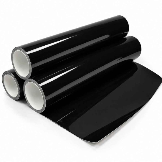 Lamina de Charol Delgado (35x25cms) - Negro