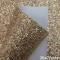 Lámina de Cuerina- Chunky Glitter (30x22cms)- Dorado