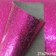 Lámina Cuerina Glitter Láser (29x21cms) - Purpura