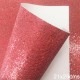 Lámina Cuerina Glitter Láser (29x21cms) - Rojo