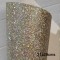 Lámina Cuerina Glitter Láser (29x21cms) - Mix Dorado Claro