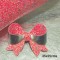 Lámina de Cuerina - Chunky Glitter con Doble Vista (35x25cms) - Rosado Neon con Plateado