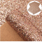 Lámina de Cuerina- Chunky Glitter (33x20cms) - Dorado