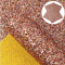 Lámina de Cuerina- Chunky Glitter (33x20cms) - Dorado Mix