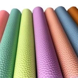 Pack de Cuerinas Lichi Metalizado (35x25cms) 7pcs