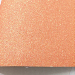 Lámina Cuerina Glitter Lija (29x21cms) - Naranja