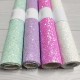 Pack de 4 Cuerinas Chunky Glitter Colores Pastel (35x25cms)