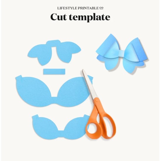 Pack Digital de Plantillas Descargables e Imprimibles de Moños - 8 Estilos