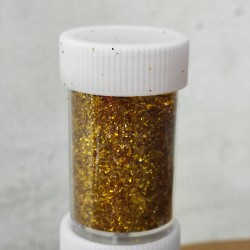 Glitter Escarcha en Polvo - Frasco Chico Dorado