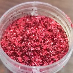 Glitter Escarcha en Polvo - Frasco Chico Rojo