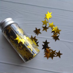 Confeti de Estrellas - Dorado (Envase de xxgramos)