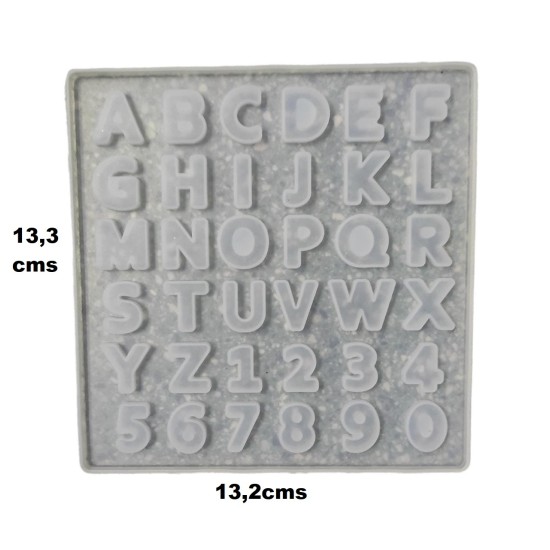 Molde de Silicona Abecedario 