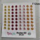 Frutas 3D Resinados - Nivia Arts Frutas02- Tamaño MINI 64unidades✔️