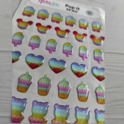 POP IT 3D Resinados - Nivia Arts POP IT- Tamaño U. 34unidades✔️