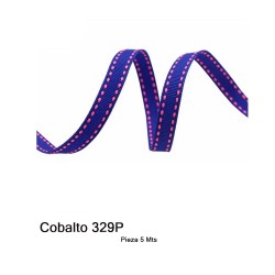 Cinta Gros Puntadas (25mm) - Pieza 5 metros COBALTO #329P
