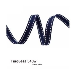 Cinta Gros Puntadas (25mm) - Pieza 5 metros AZUL MARINO #370W