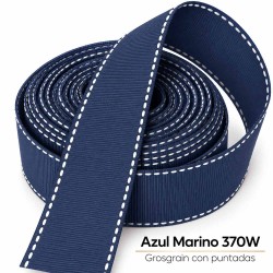 Cinta Gros Puntadas (38mm) Pieza 5 metros - AZUL MARINO #370W