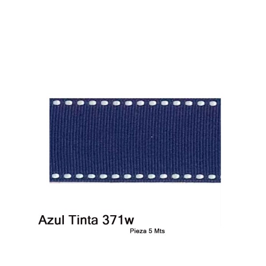 Cinta Gros Puntadas (9mm) - Pieza 5 metros AZUL TINTA #371W