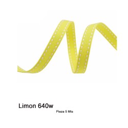 Cinta Gros Puntadas (25mm) - Pieza 5 metros LIMON #640W
