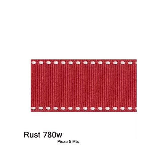 Cinta Gros Puntadas (9mm) - Pieza 5 metros  RUST #780w