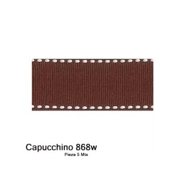 Cinta Gros Puntadas (9mm) - Pieza 5 metros  CAPUCCHINO #868W