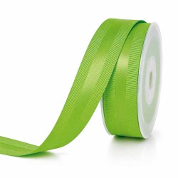 Cinta Gros Centro de Satín (38mm) Verde Manzana #550 - Pieza 5 metros 