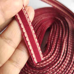 Cinta Gross Pespunte Por Metro  (10mm) -  Burdeo