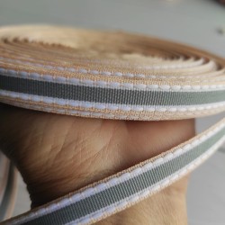 Cinta Gross Pespunte Por Metro  (10mm) -  Plomo