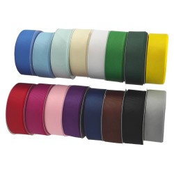 Cinta Gros Unicolor Por Rollo de 13,7mts (15mm)