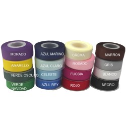 Cinta Gros Unicolor Por Rollo de 13,7mts (15mm)