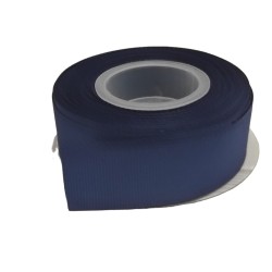 Cinta Gros de 2,5 cms - #5 AZUL OSCURO - Rollo de 13,7 metros