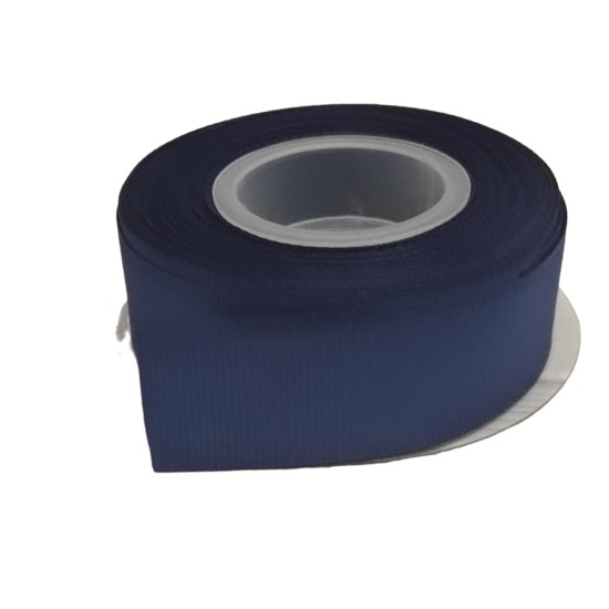 Cinta Gros de 4 cms - #5 AZUL OSCURO - Rollo de 13,7 metros