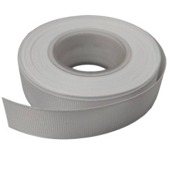 Cinta Gros de 1cm - #1 BLANCO - Rollo de 13,7 metros