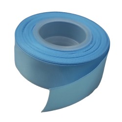 Cinta Gros de 2,5 cms - #10 CELESTE - Rollo de 13,7 metros