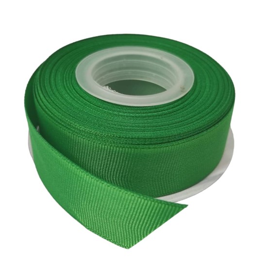 Cinta Gros de 4 cms - #15 VERDE NAVIDAD - Rollo de 13,7 metros