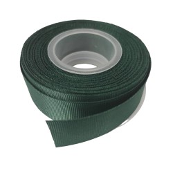 Cinta Gros de 2,5 cms - #7 VERDE OSCURO - Rollo de 13,7 metros